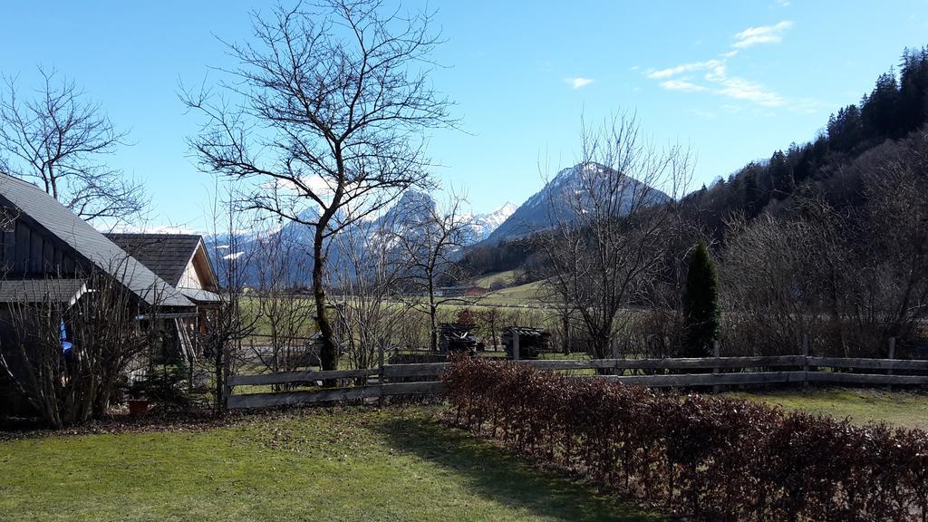 Haus Seehof - Ferienhaus Abersee Buitenkant foto